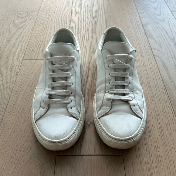 Women’s Common Projects White Original Achilles Low Sneakers - Picture 3 of 7
